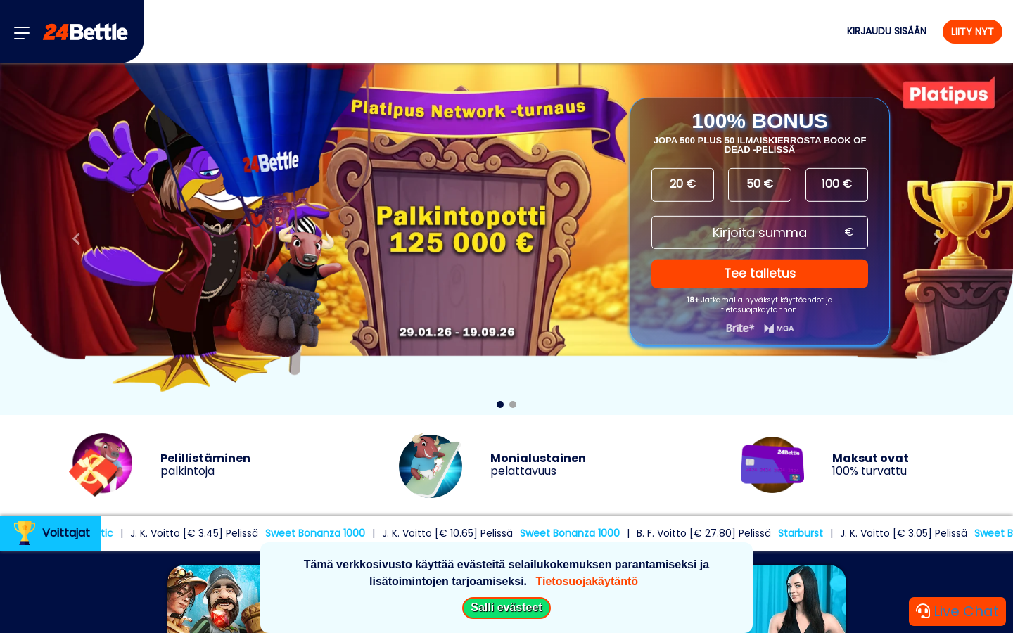 24bettle homepage